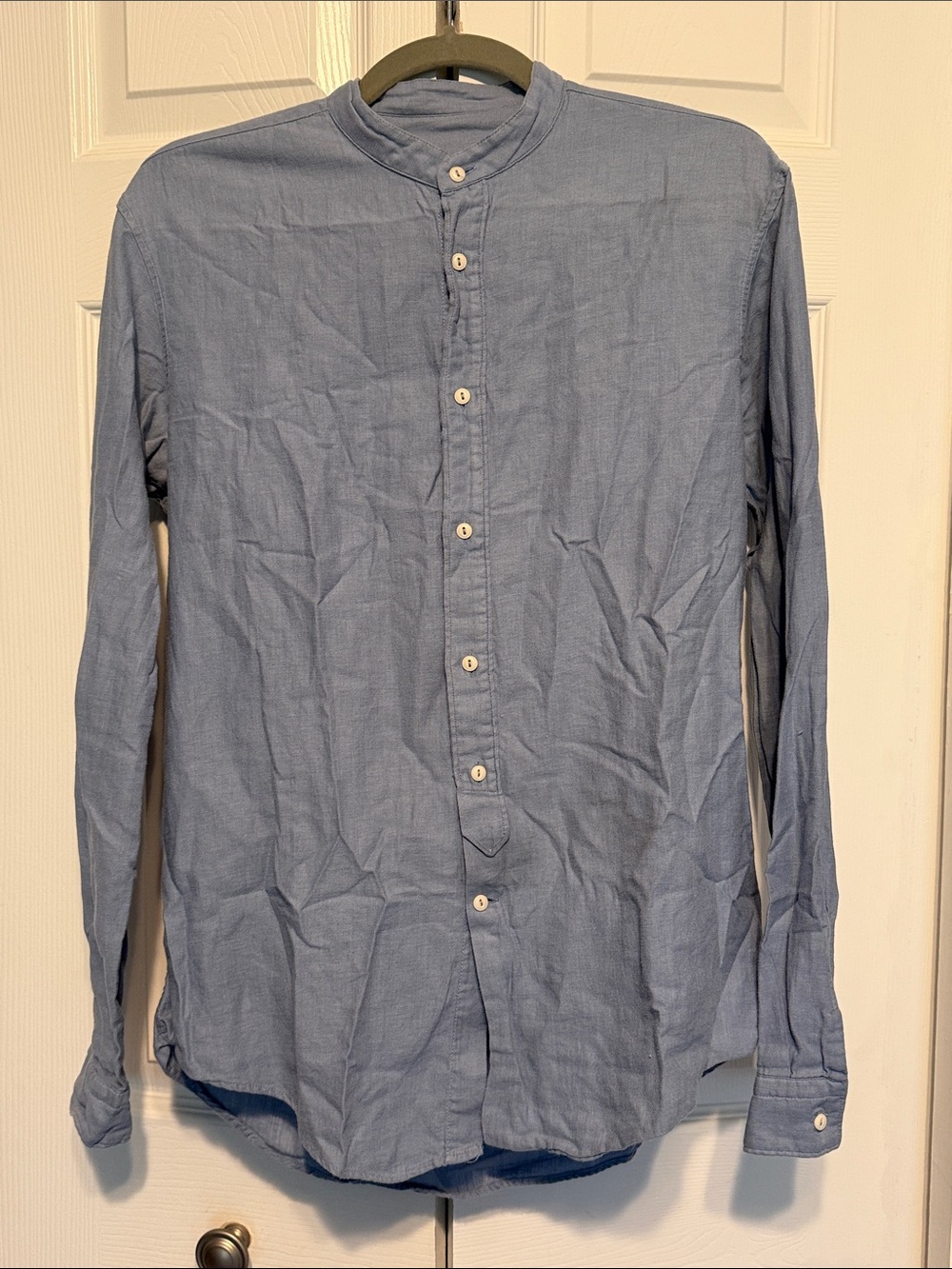 Men’s Blue Zara Button Down Shirt Size M